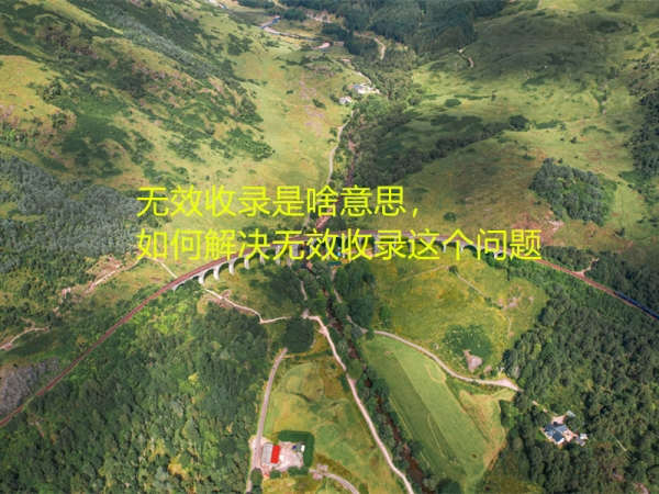 無效收錄是啥意思，如何解決無效收錄這個問題